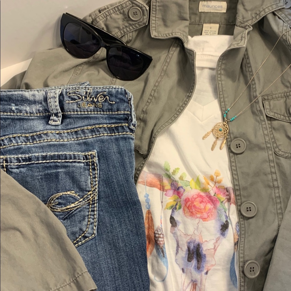 Olive green jacket